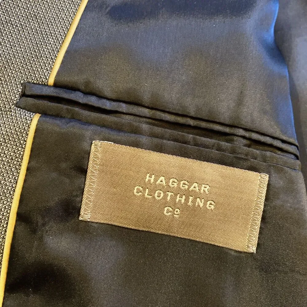 Vintage Classic 2 Piece Suit Men’s Size 46 Gray Jacket & Pants Made In USA
